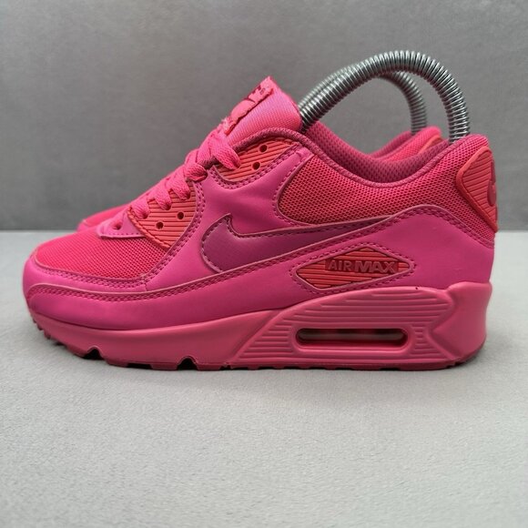 Nike Air Max 90 Womens Size 6.5 Shoes Hyper Pink Athletic Lifestyle Sneakers - Picture 3 of 8